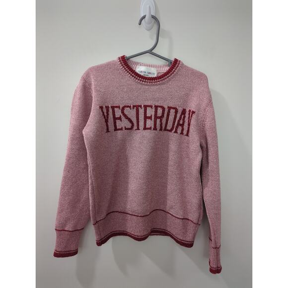 Alberta Ferreti Girls Metallic Yesterday Crewneck Sweater - Picture 5 of 7